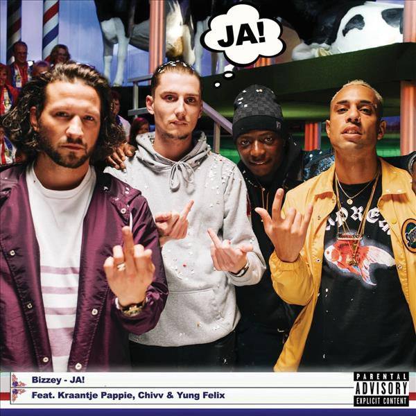 Bizzey & Kraantje Pappie, Chivv feat. Yung Felix  -  JA!.flac