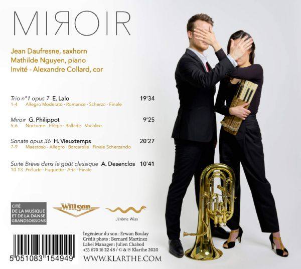 Alexandre Collard, Jean Daufresne, Mathilde Nguyen - Miroir (2020) [Hi-Res stereo]