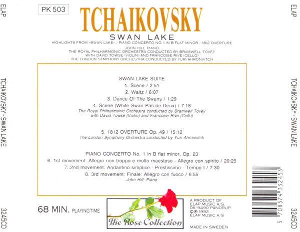 Tchaikovsky ( П.И.Чайковский ) - Swan Lake 1992 FLAC