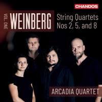 Arcadia Quartet - Weinberg - String Quartets, Vol. 1 (2021) [Hi-Res stereo]