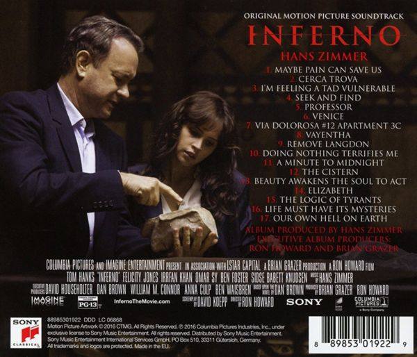 Hans Zimmer - Inferno (Original Motion Picture Soundtrack) [FLAC]