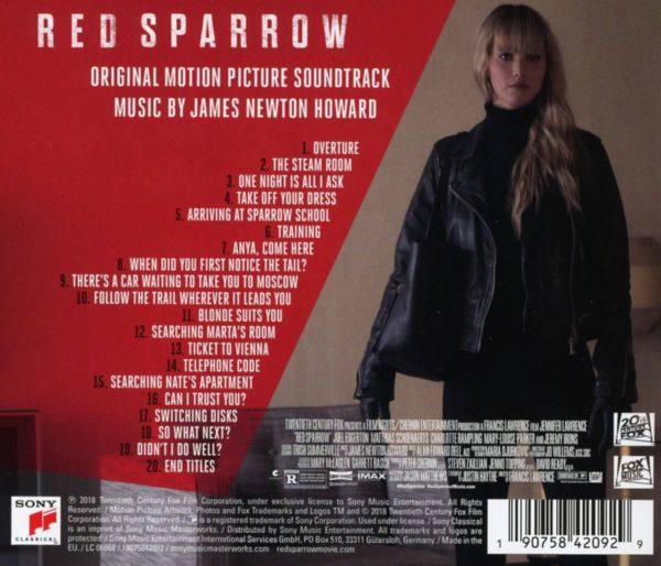 James Newton Howard - Red Sparrow (Original Motion Picture Soundtrack) [FLAC]