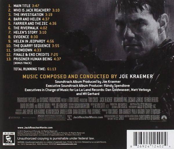 Joe Kraemer - Jack Reacher (Music from the Motion Picture) [FLAC]