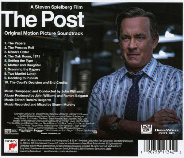 John Williams - The Post (Original Motion Picture Soundtrack) [FLAC]
