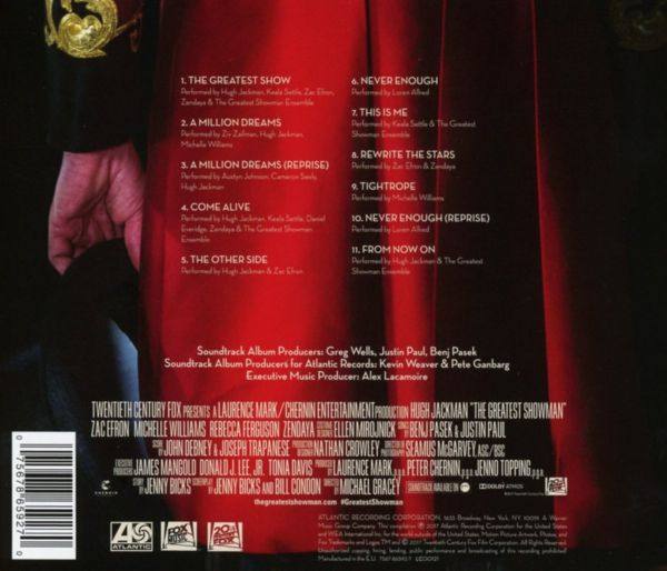 The Greatest Showman (Original Motion Picture Soundtrack) [FLAC]