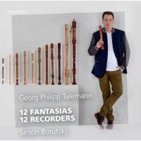 Simon Borutzki - Telemann 12 Fantasias for Solo Flute (2014)